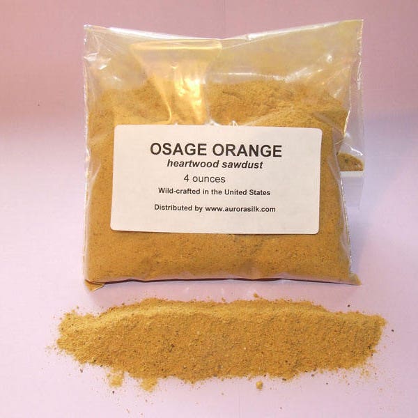 Osage Orange Natural Dye / Yellow Dye / American Fusticwood Dye / Fustic Dye / Yellow Dyewood / Green Natural Dye / Eco Dye / Safe Dyes