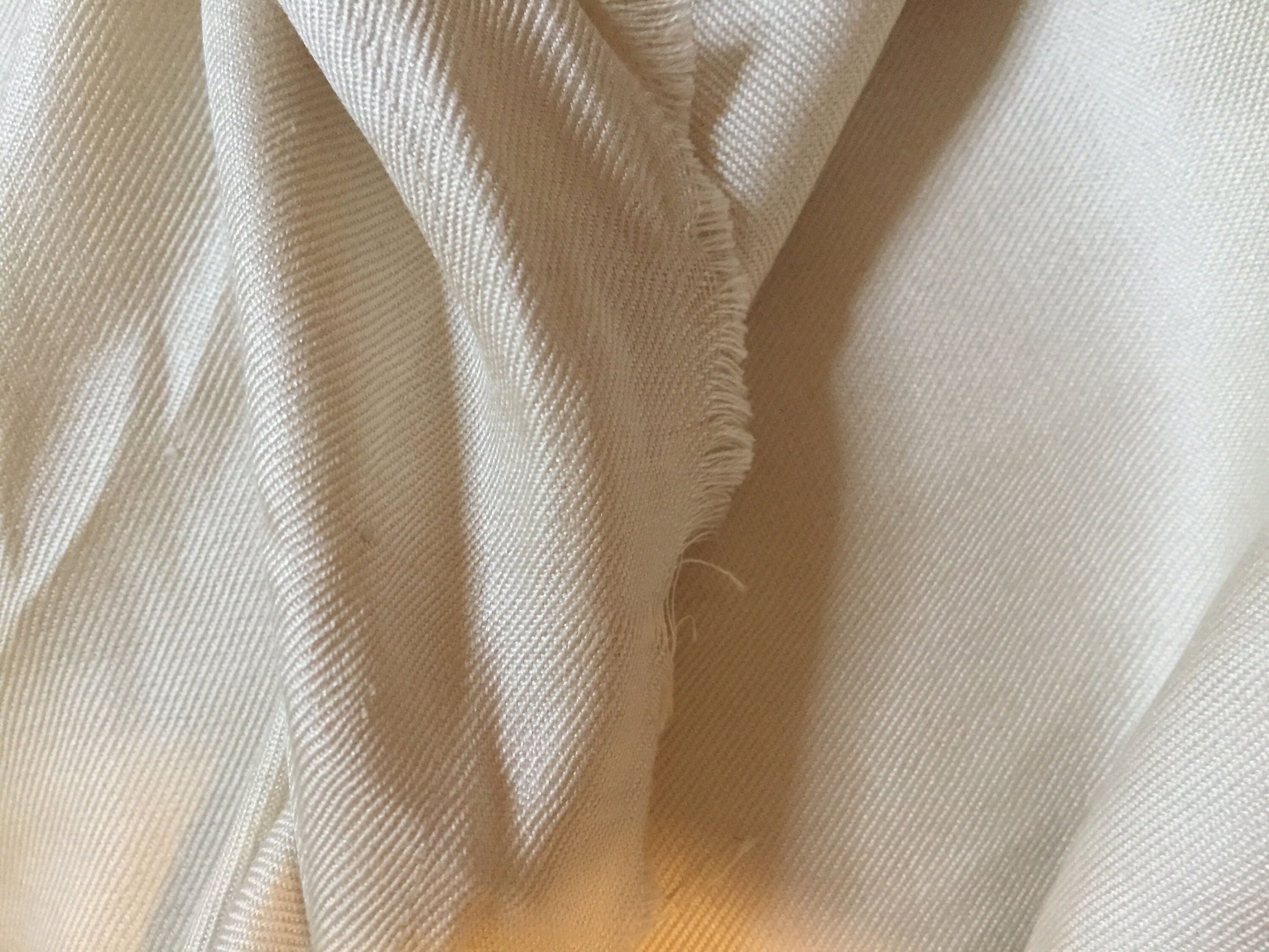 Eri Silk Twill Wild Silk Fabric Peace Silk Twill Undyed Etsy