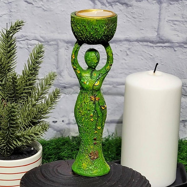 Tea Light Candle Holder Figurine Etsy