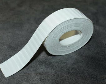 5 Meters Roll of Accordion Bellows Tape. (White 19mm Wide). Accordion Bellows Repair Parts.