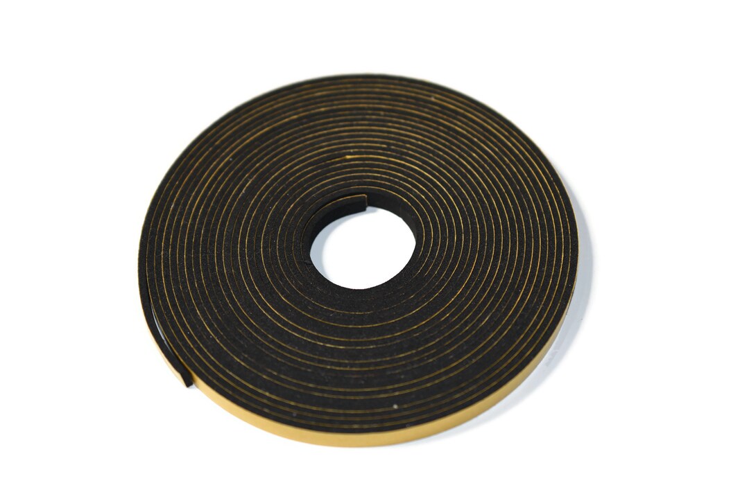 Accordion Bellows Repair Seal Tape 16ft Roll Italian Made Self Adhesive. 8mm Wide X 2mm