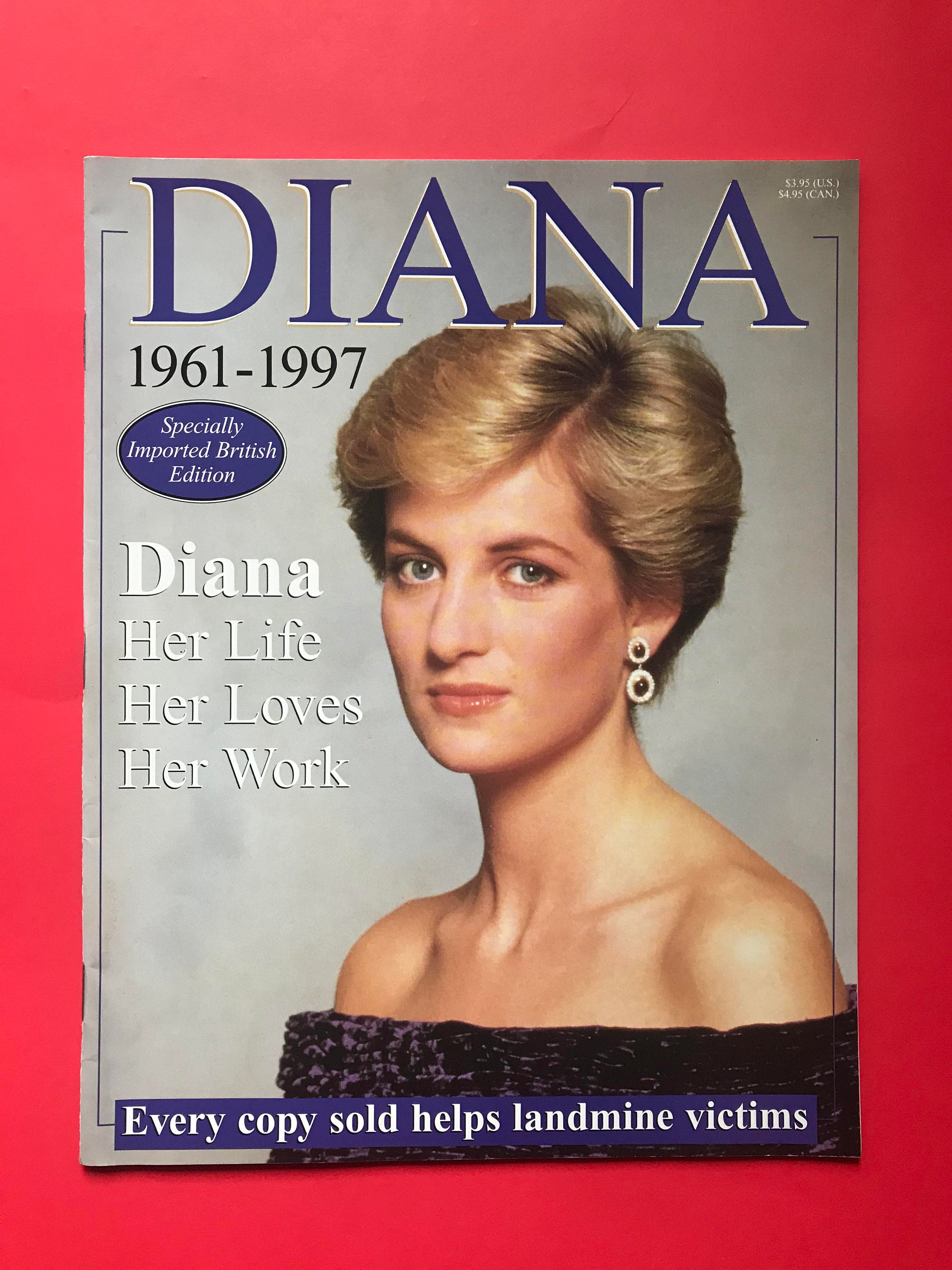 Princess Diana Tribute Magazine Imported from UK EXCELLENT | Etsy