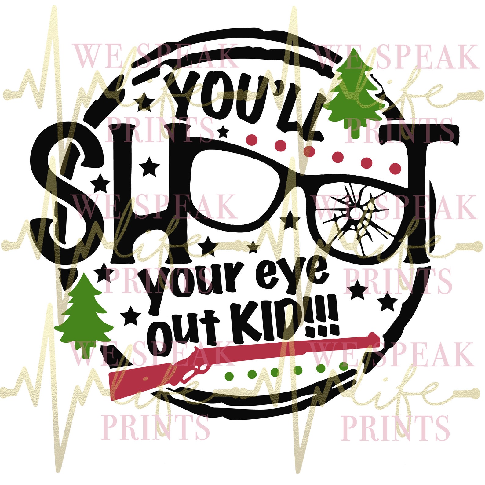 A Christmas Story svg You'll Shoot Your Eye Out Kid svg  Etsy