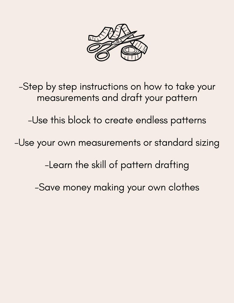 Pattern Drafting Guide Kids 3-6x Draft a Basic Pattern Block Set for ...