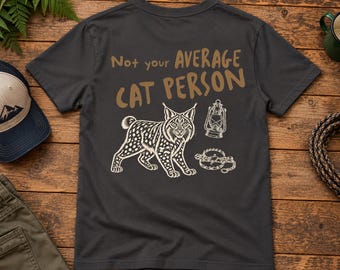Not Your Average Cat Person T-Shirt | Trapping Shirt, Cat Lover Graphic