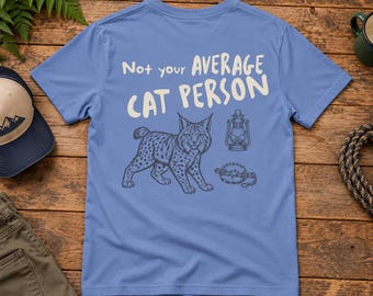 Not Your Average Cat Person T-Shirt | Trapping Shirt, Cat Lover Graphic