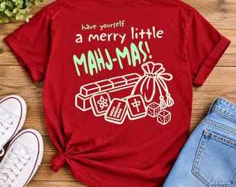 Merry Little Mahjong Christmas T-Shirt