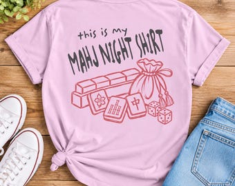 Mahj Night Shirt, Mahjong T-Shirt