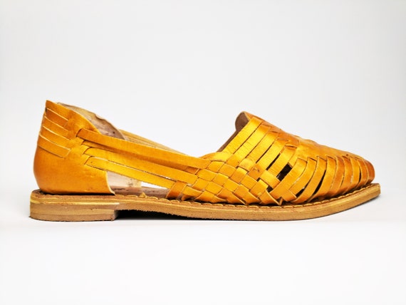 gold huaraches