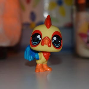 ooak lps eye repaint - hand painted chicken