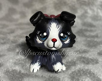 ooak lps custom - bow colley peint à la main