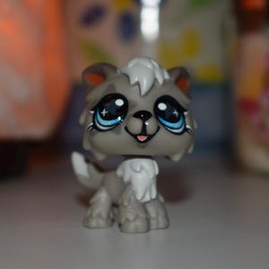 ooak lps eye repaint - hand painted wolf