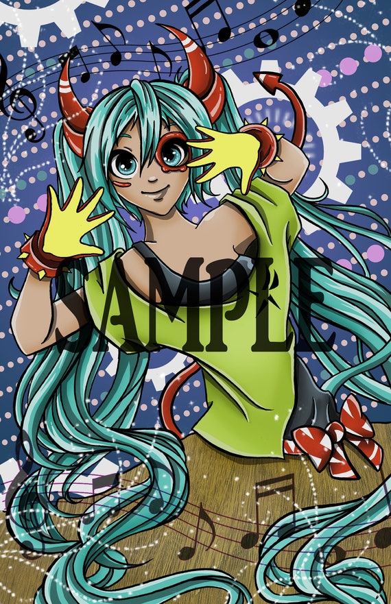 Hatsune Miku Satisfaction Prints Etsy