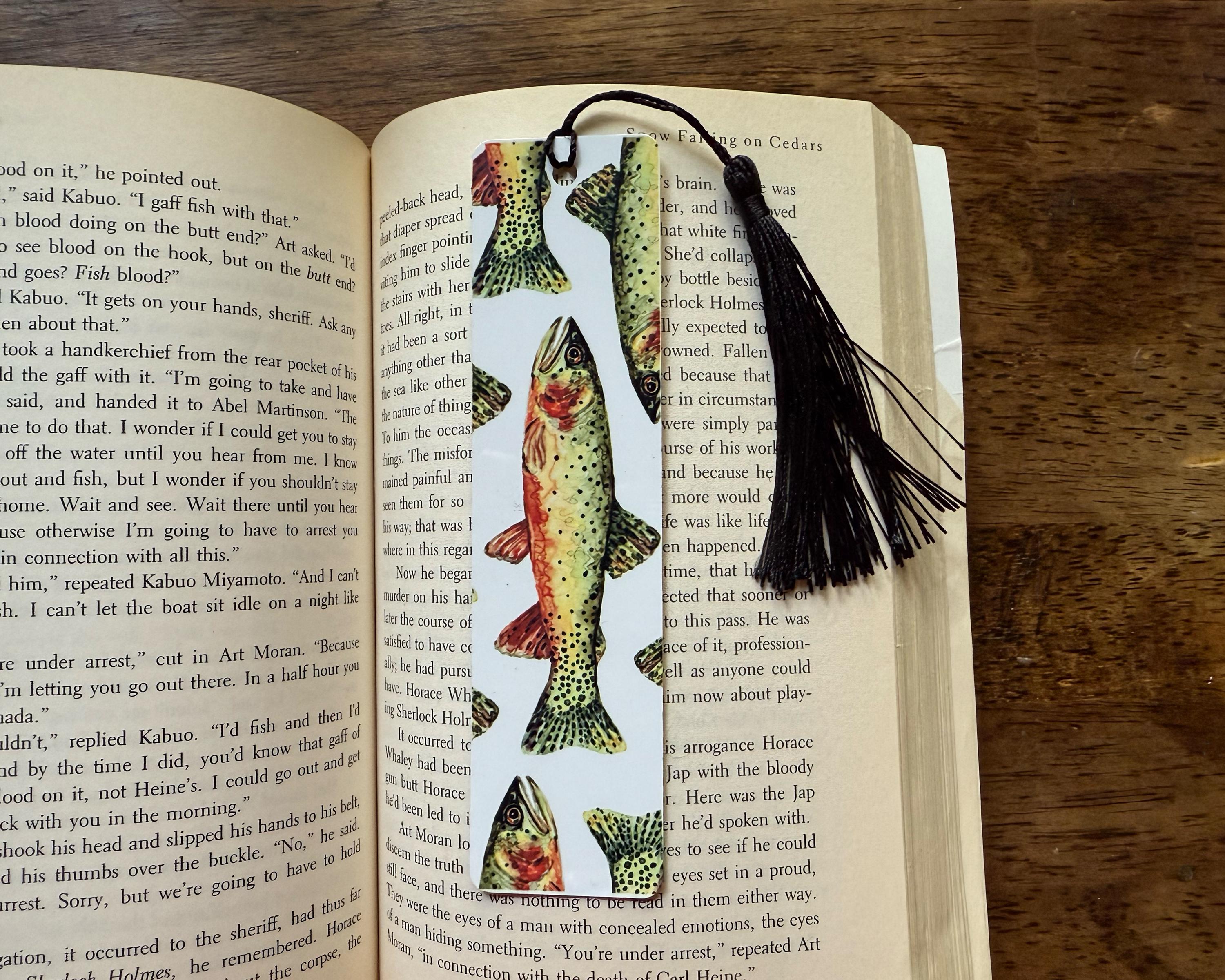 Metal Rio Grande Trout Bookmark: Wildlife Bookmark, Bookish Gift - Etsy