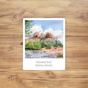 Cathedral Rock Sticker: Sedona Sticker Arizona