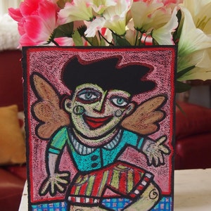 Dancing Fairy Pastel Original drawing
