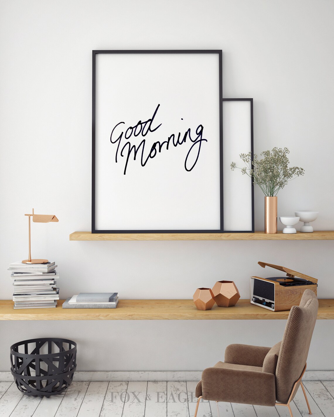 Printable Wall Art: Good Morning Minimalist Decor Home - Etsy