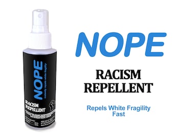 Spray repelente contra el racismo: un regalo de broma de Black Lives Matter