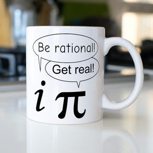 Math Teacher Gift Mug: i vs pi | high school teacher mug