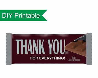 Hersey Bar Employee Appreciation Wrapper - Etsy
