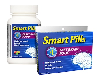 PhD Student Gift: Smart Pills Box or Bottle! Med Student Gift Pharmacist Gift Science Gift Nerd Gift