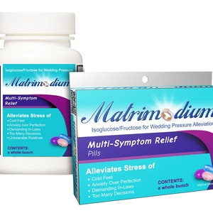 Engagement Gift: Matrimodium Box or Bottle, Funny Bridal Shower Gift, Wedding Gag Gift, Engagements Gifts for couple