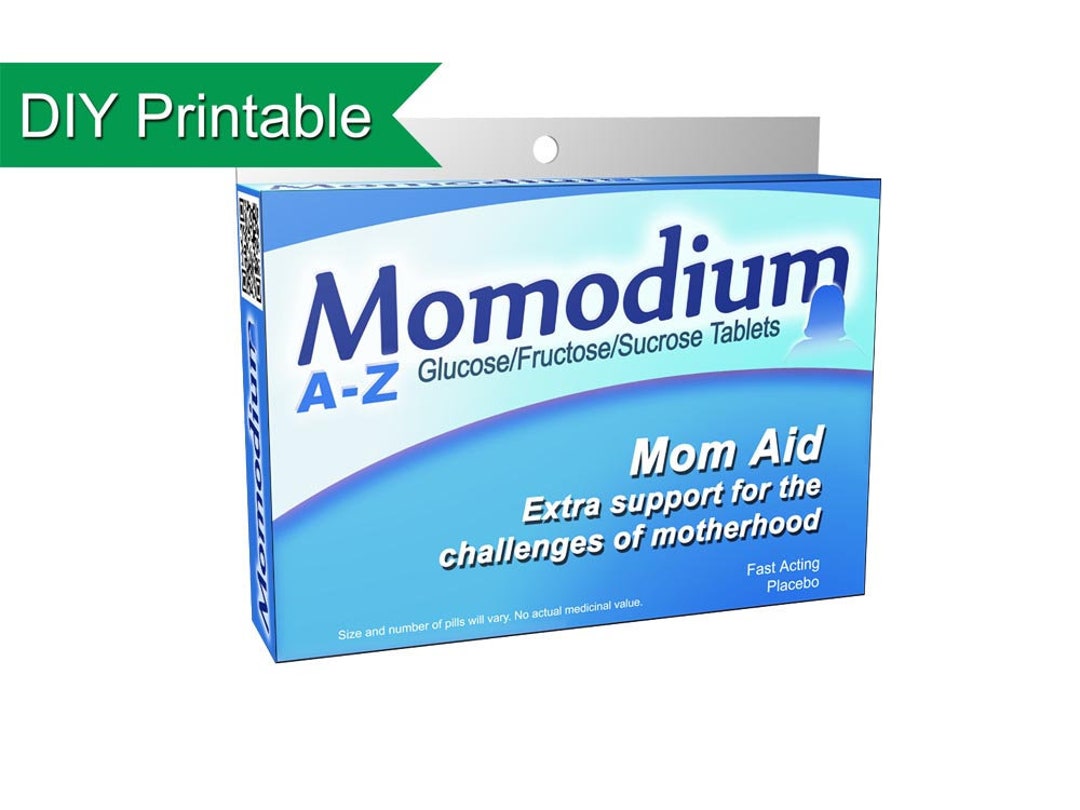 Mother's Day Gift Momodium Candy Box Download & Print Mom's Birthday
