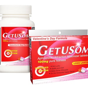 Valentines Day Gift for Him: GetUSom Box or Bottle! Valentine's Day Gift for Boyfriend Valentines Gag Gift