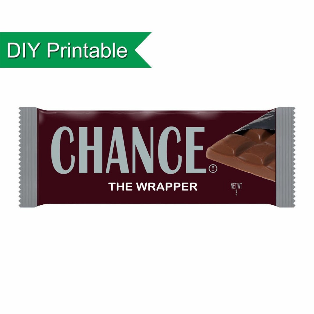 Chance the Rapper Candy Bar Wrapper Printable Download - Etsy