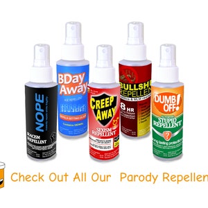 50th Birthday Gift: BDay Away Age Repellent Birthday Gift or Birthday Party Favor 50th Birthday Women image 3
