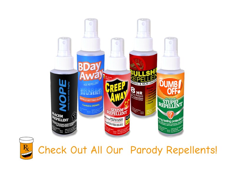 50th Birthday Gift: BDay Away Age Repellent Birthday Gift or Birthday Party Favor 50th Birthday Women image 3