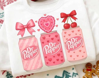 Dr Pepper Valentine Graphic T-Shirt