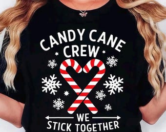 Candy Cane Crew Graphic T-Shirt