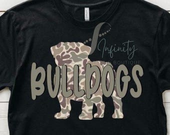 Camo Bulldog Pride Tee