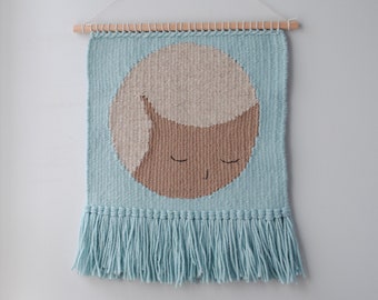 Oscar with the side part | Face Spotlight | Loom | Wall Hanging | Tapestry