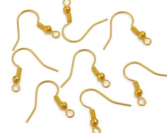 Boucles D'oreilles Longues Boho En Plaqué Or 18K - Perles Et Pierres Gemmes Multicolores, Style Ethnique Chic - Cadeau Pour Femme, Ado