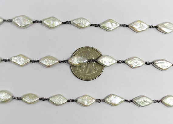 perle d’eau douce un pieds, 6-9 mm noir plaqué plaqué plaqué enroulé de fil collier chapelet de pieds (RCP-B0006) 828259 perle d’eau douce un pieds, 6-9 mm noir plaqué plaqué plaqué enroulé de fil collier chapelet de pieds (RCP-B0006) 828259
