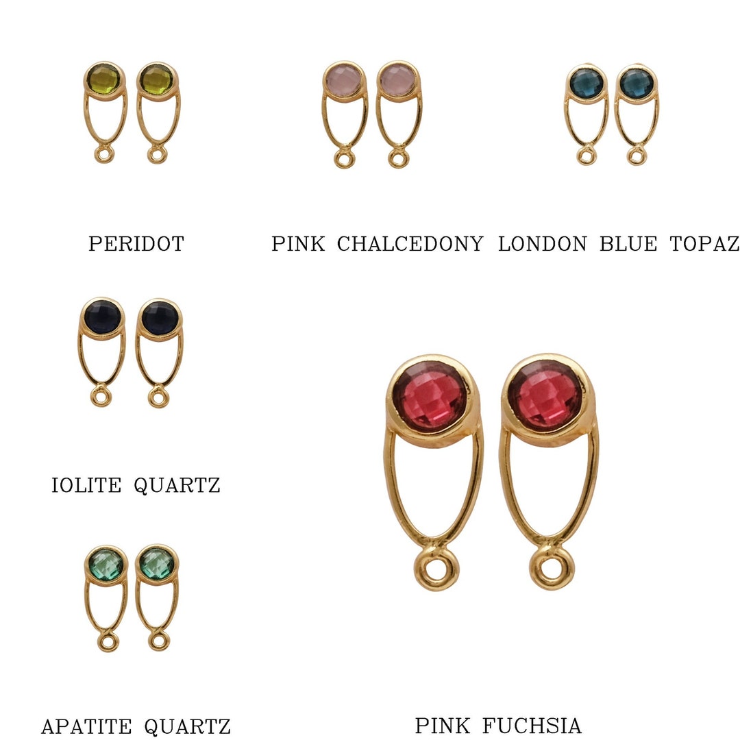 Hydro Pink Fuchsia Connector Pair Round Shape Connector 20 - Etsy