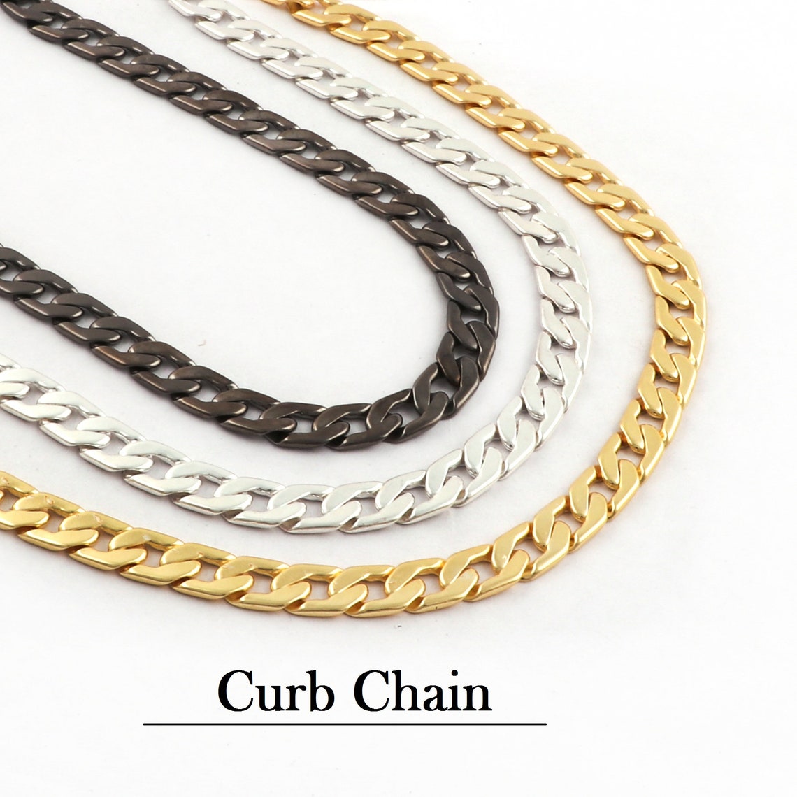 Cuban Curb Chain for Wholesale Chains Jewelry Making Etsy