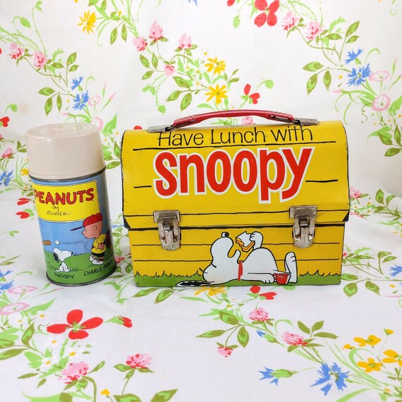 snoopy lunch box 1968