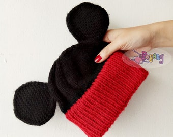 KNITTING PATTERN Hat for miki lover baby size (easily adjustable) PDF