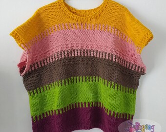 KNITTING PATTERN Fresh Look Summer Tee PDF