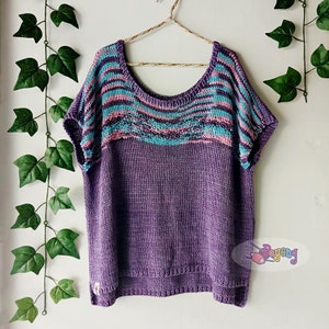 KNITTING PATTERN Fresh Look Summer Tee PDF image 6