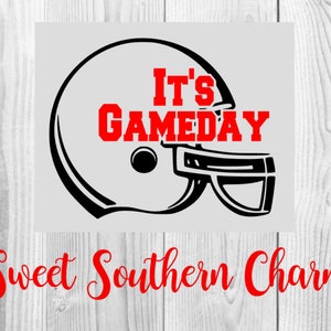 its game day svg football helmet digital download diy football mom shirt