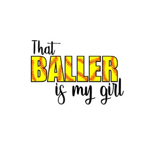 baller - softball svg - softball svg files - svg file - svg files - softball cut file - softball mom - softball files - baller svg file
