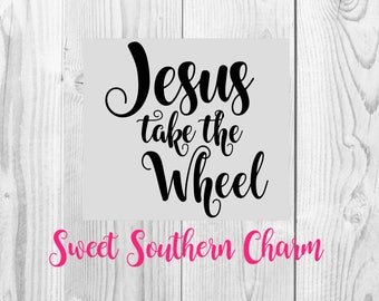 Jesus take the wheel svg - svg datei - svg files - christian svg - religiöse svg - lyrics svg datei - cut file - cutting files - spruch svg