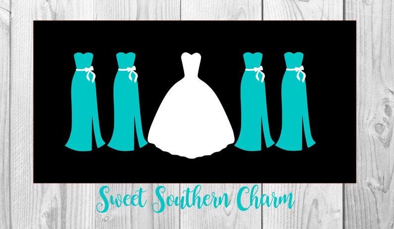Download Bridal party svg wine glass svg wedding dress svg wine | Etsy