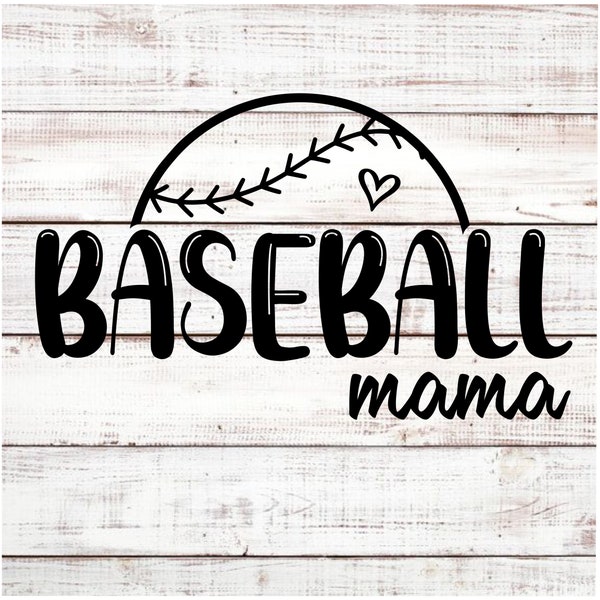 baseball mama svg - svg file - svg files - baseball svg - baseball mom - baseball files - baseball cut file - baseball mama png