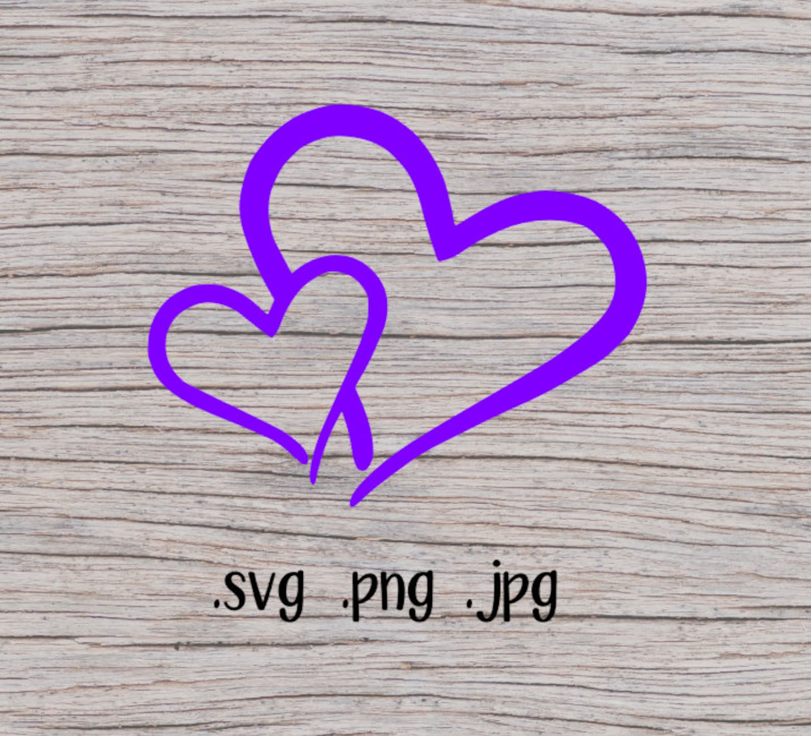 Heart Svg - Heart Svg File - Svg File - Svg Files - Double Heart Svg ...