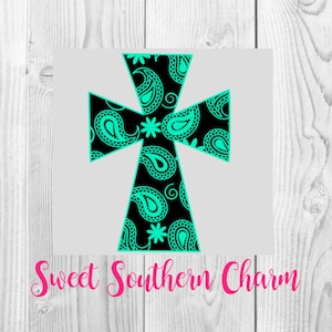 Paisley Cross SVG - SVG file - SVG Files - Cross svg -